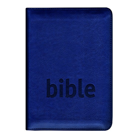 Bible Český studijní překlad, zip, modrá 1163