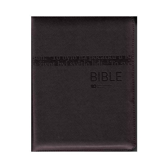 Bible ČEP bez DT, střední formát, zip, výřezy 1172