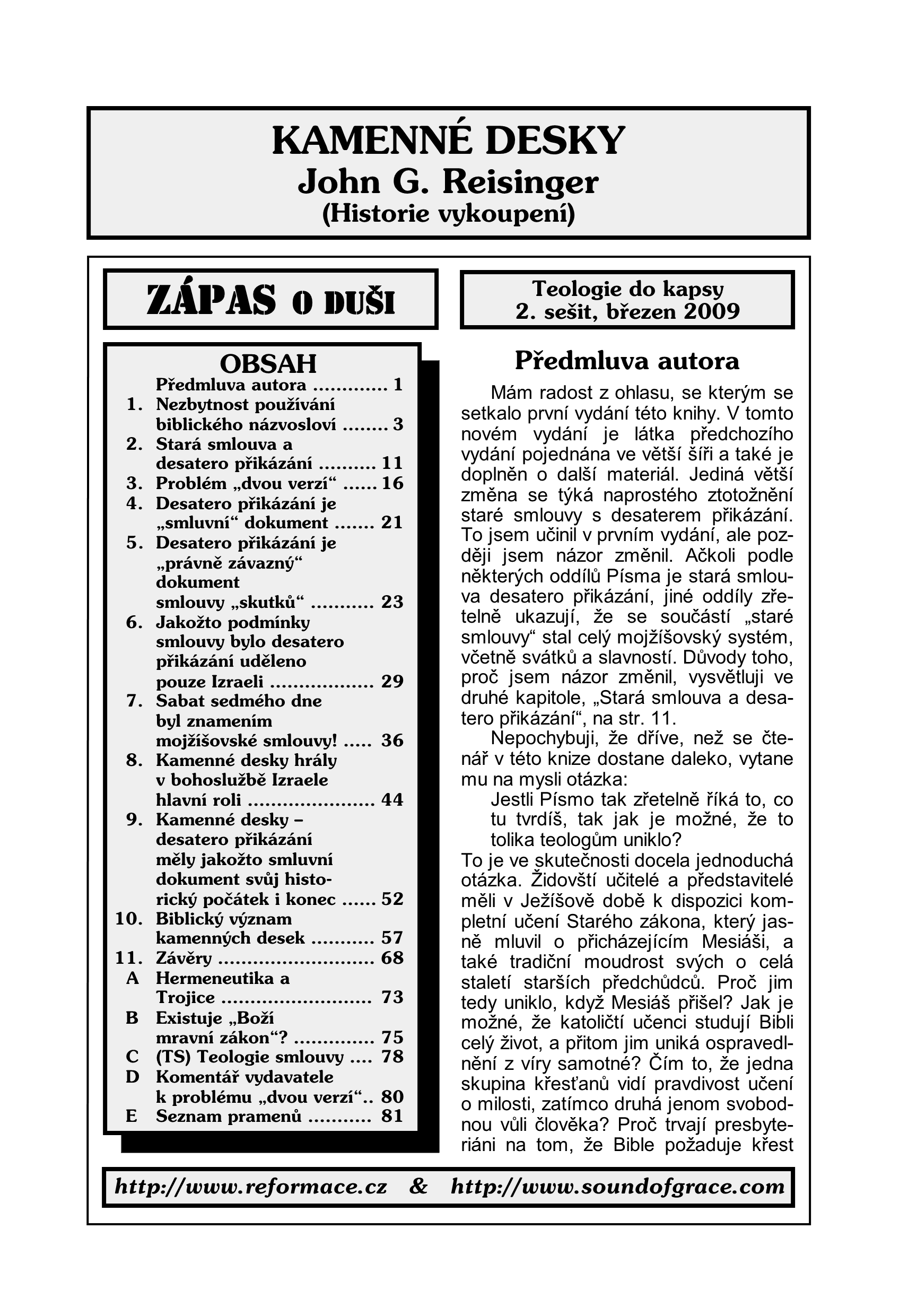 Kamenné desky - John G. Reisinger - PDF